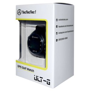 TecTecTec ULT-G precision satellite gps golf watch packaging